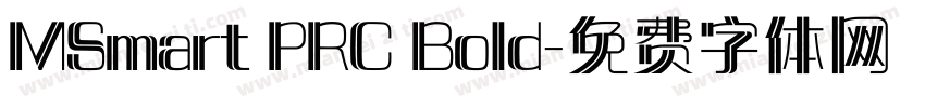 MSmart PRC Bold字体转换